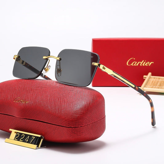 5 Colors Fashion  frameless square sunglasses 2247